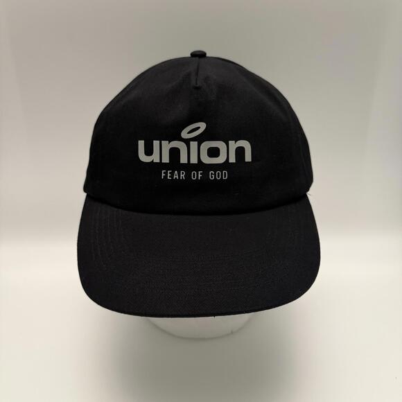 Fear of God x Union‎ 30 Year Panel Hat Black OSFM NWOT - Picture 1 of 4